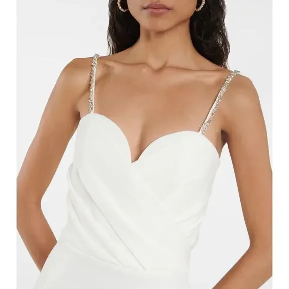 Rebecca Vallance Phoebe Bridal Mermaid Gown Ivory Size 10 NWT - Picture 3 of 10